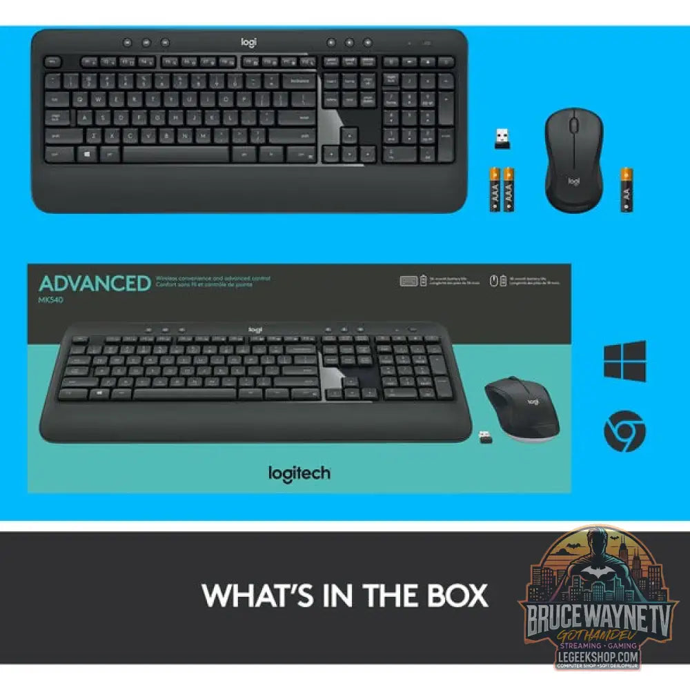 MK540 Advanced - Logitech - vue 10