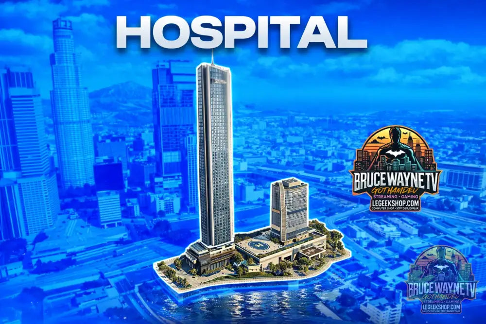 MLO Hospital FiveM — MLO FiveM, photo principale LeGeekShop