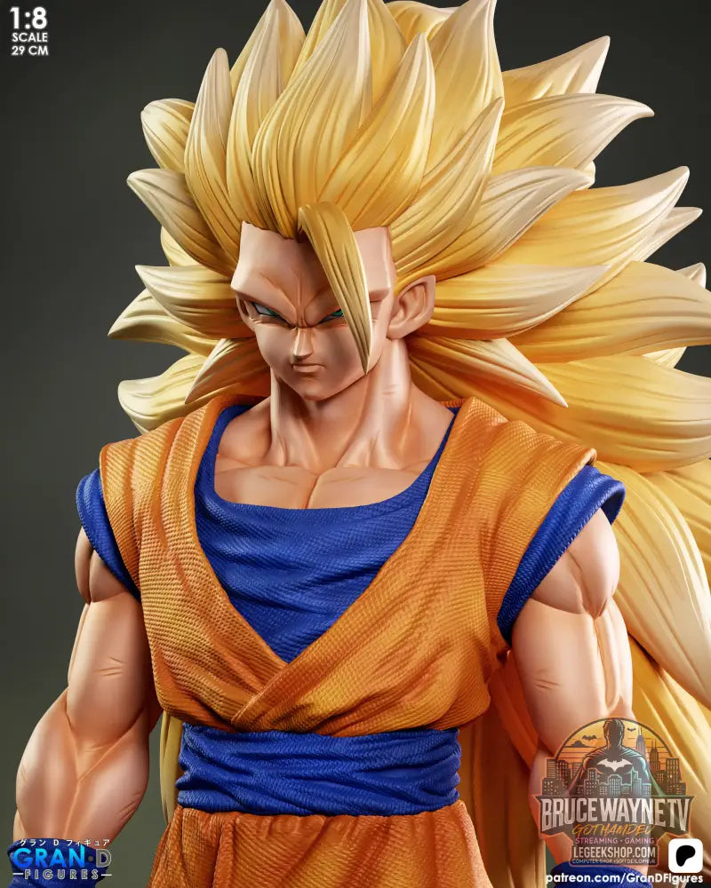 Modèle 3D Goku SSJ3 Fichier STL Impression 3D Dragon Ball - Modèle 3D STL