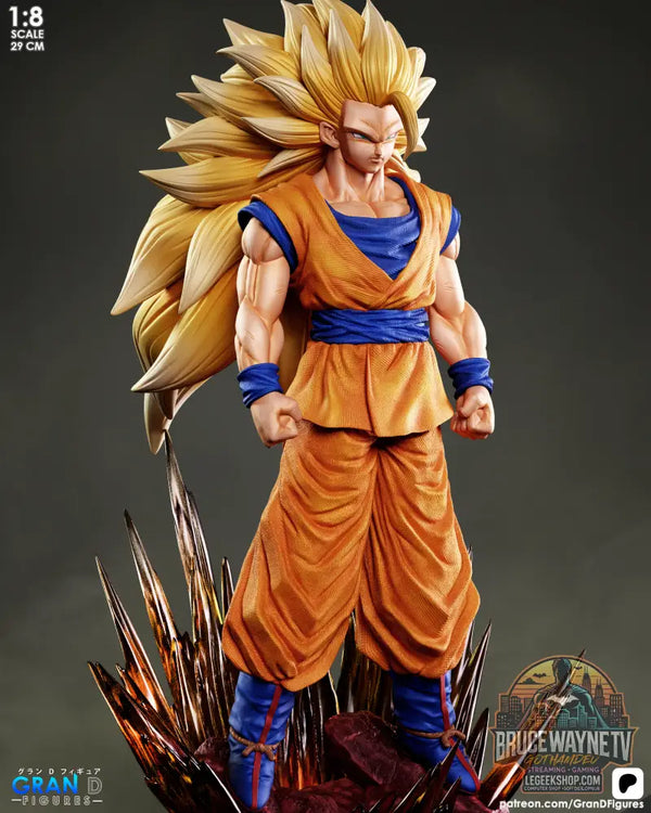 Modèle 3D Goku SSJ3 Fichier STL Impression 3D Dragon Ball - Modèle 3D STL