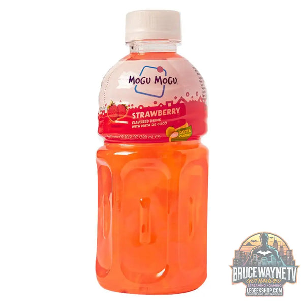 Mogu Mogu Boisson au goût de fraise boisson au jus de fraise et Nata de coco de 320ml (paquet de 24) - Snacks &