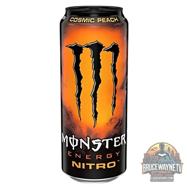 Monster Energy Nitro Cosmic Peach boisson énergisante au goût de pêche de 500ml (Pack de 12) - Snacks & boissons