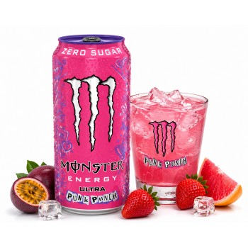 Monster Ultra Punk Punch 473 ml x 24