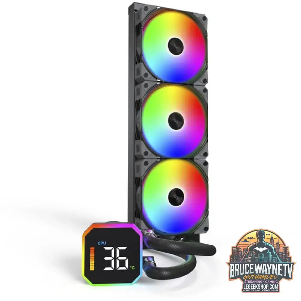 Montech HyperFlow Digital 360, Wasserkühlung schwarz - Montech - vue 3