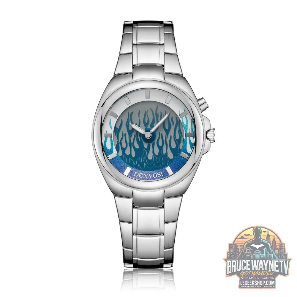 Montre Homme Vintage Y2K Digitale Double Affichage - Blue Flame - Montre Homme