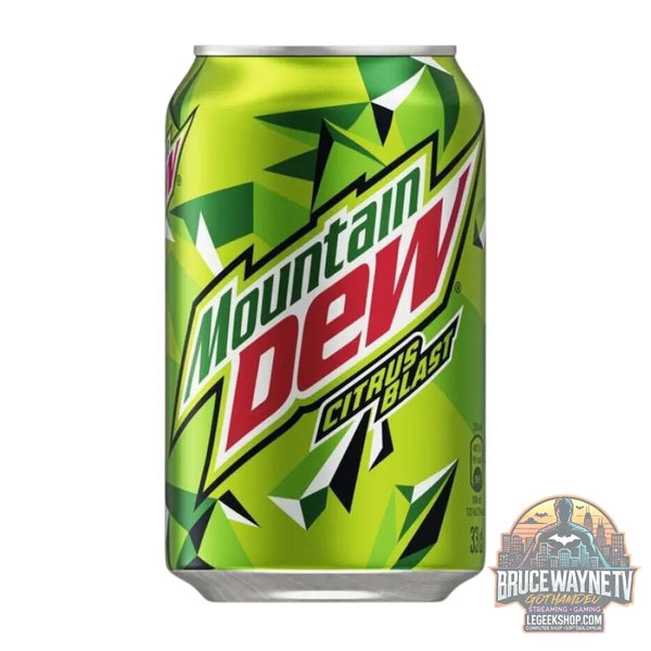 Mountain Dew Citrus Blast boisson au goût de citron de 330ml (Pack de 24) - Snacks & boissons importés