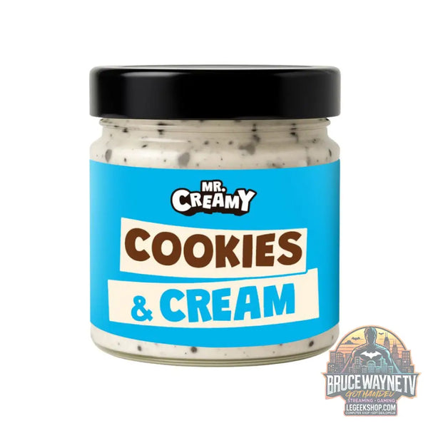 Mr. Creamy Cookies & Cream pâte à tartiner Cookies & Cream de 200g (Pack de 6) - Snacks & boissons importés