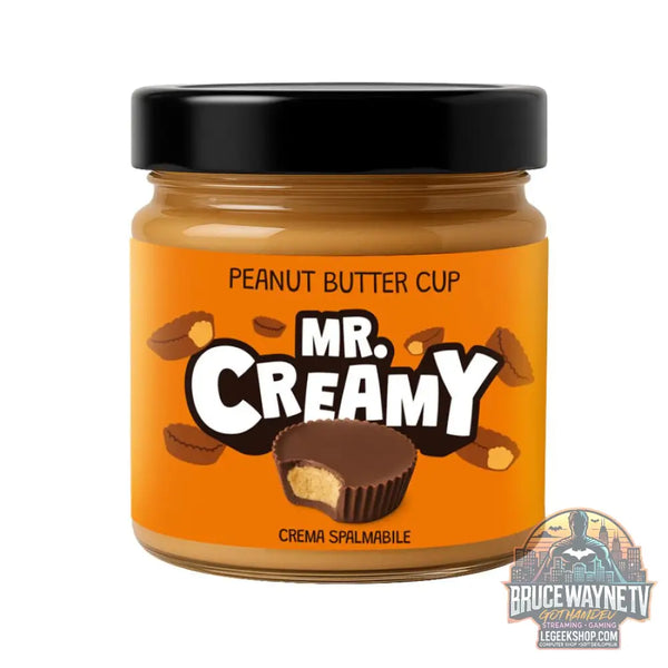 Mr. Creamy Peanut Butter Cup crème à tartiner aux arachides et noisettes de 200g (Lot de 6) - Snacks & boissons importés