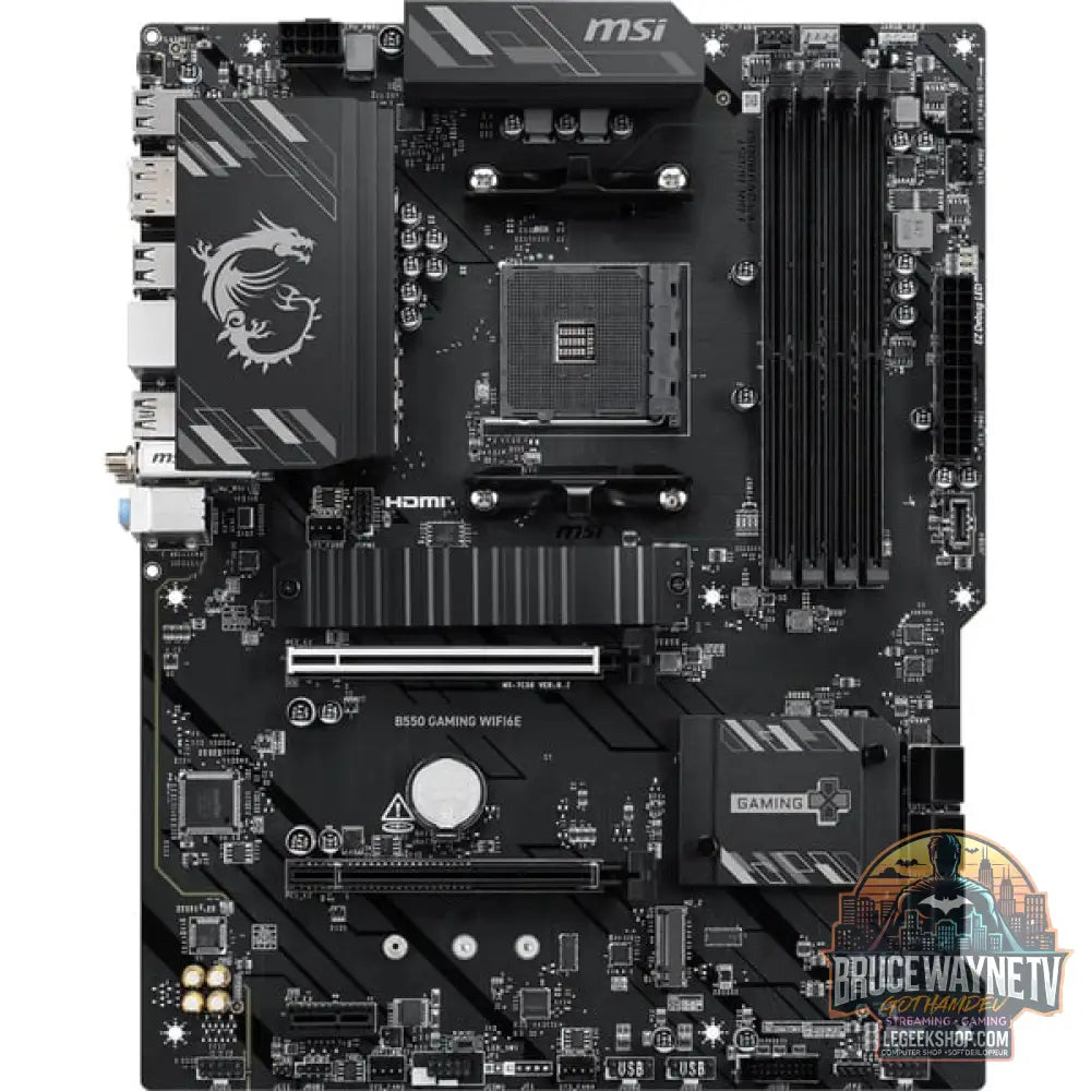 MSI B550 GAMING WIFI6E, carte mère - MSI - vue 2