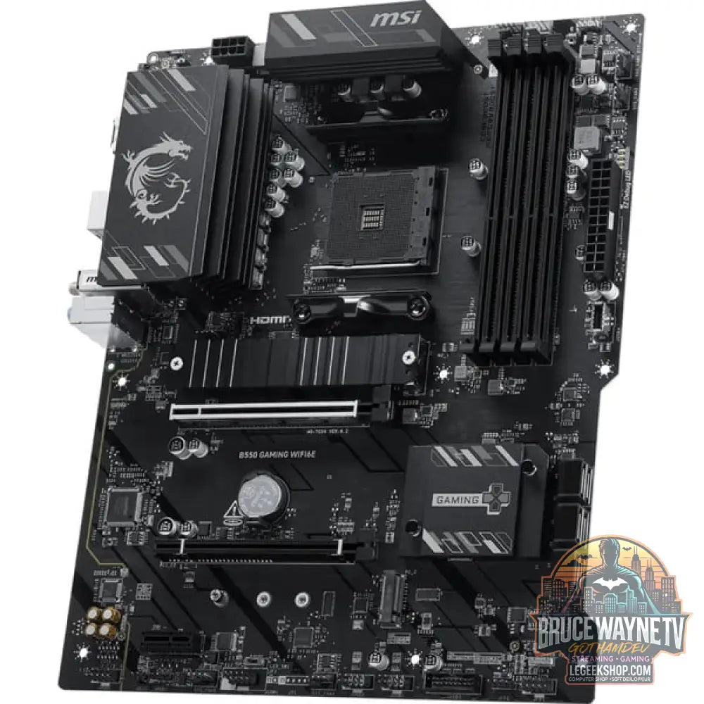 MSI B550 GAMING WIFI6E, carte mère - MSI - vue 3
