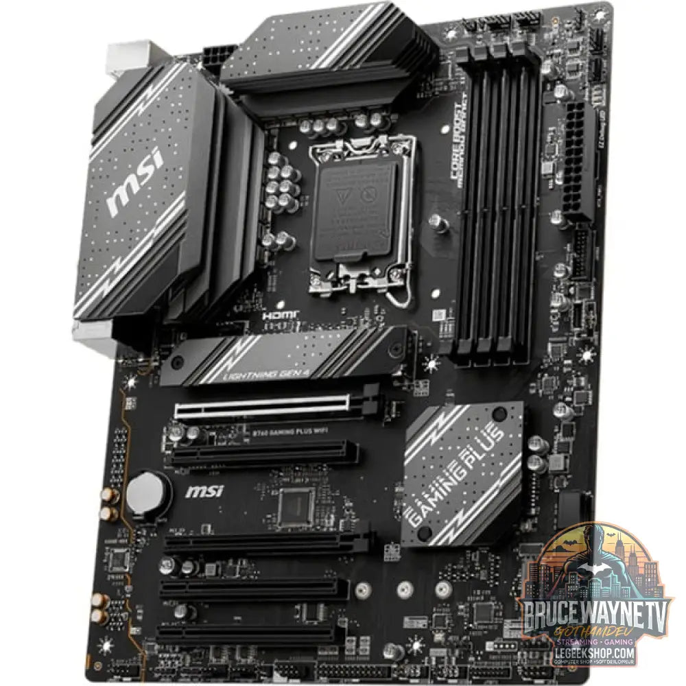 MSI B760 GAMING PLUS WIFI, carte mère - MSI - vue 4
