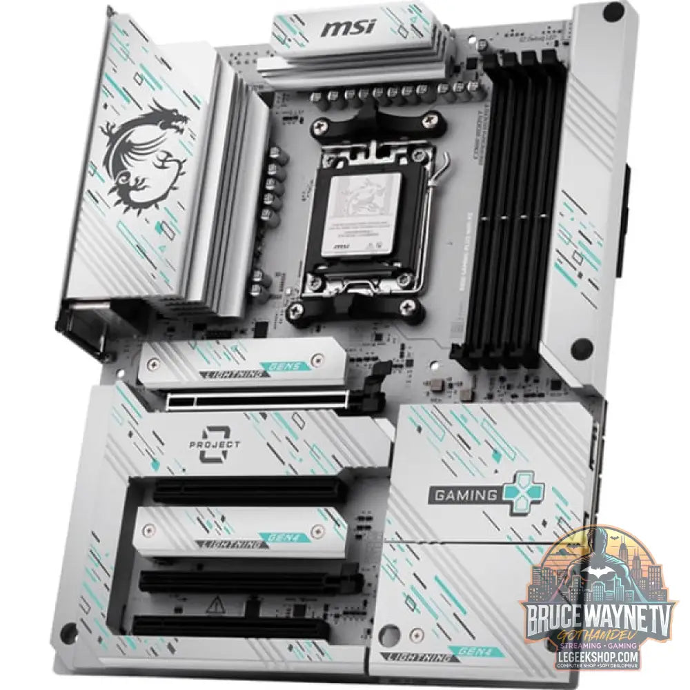 MSI B850 GAMING PLUS WIFI PZ, carte mère - MSI - vue 4