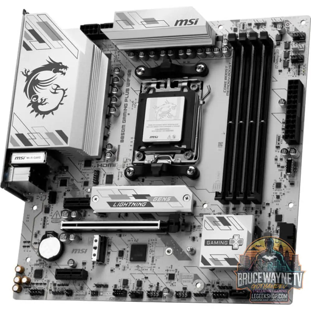 MSI B850M GAMING PLUS WIFI6E, carte mère - MSI - vue 4