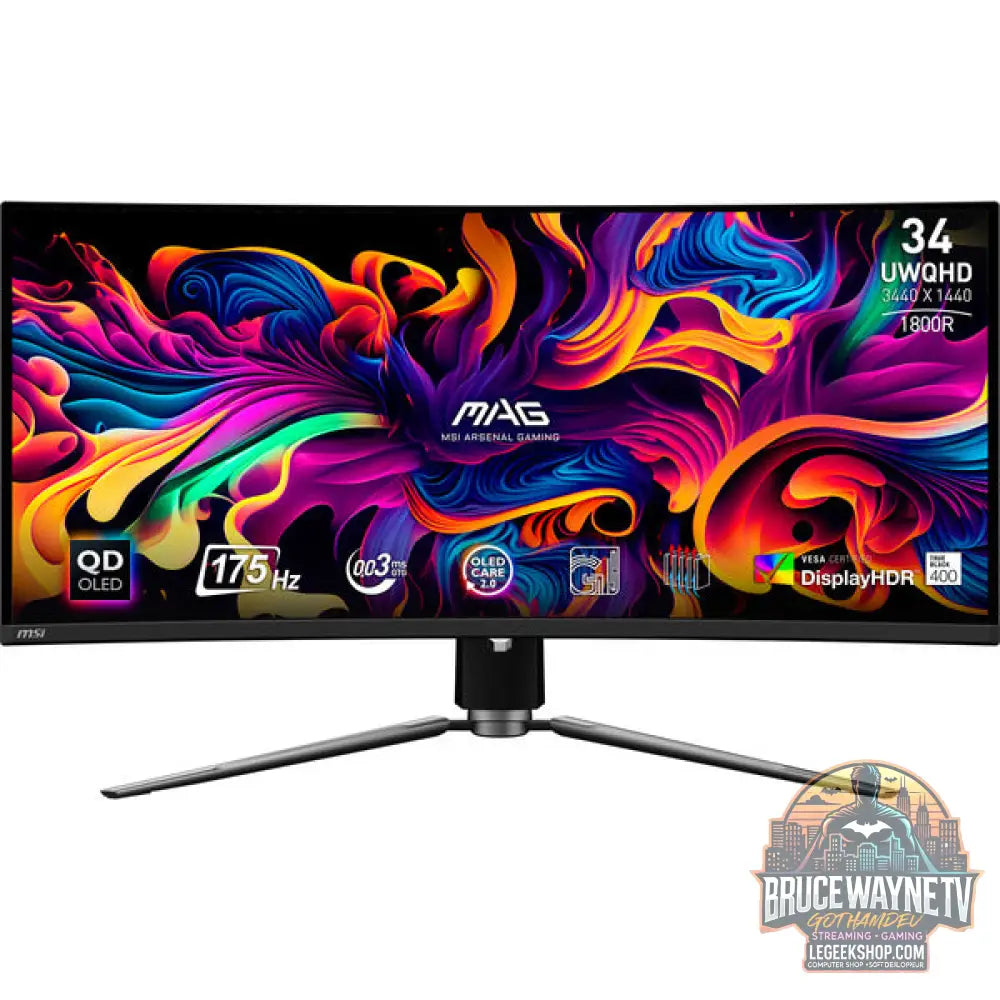 MSI MAG 341CQPDE QD-OLED 34,2" QHD/WQHD QD-OLED 175 Hz - MSI - vue 2