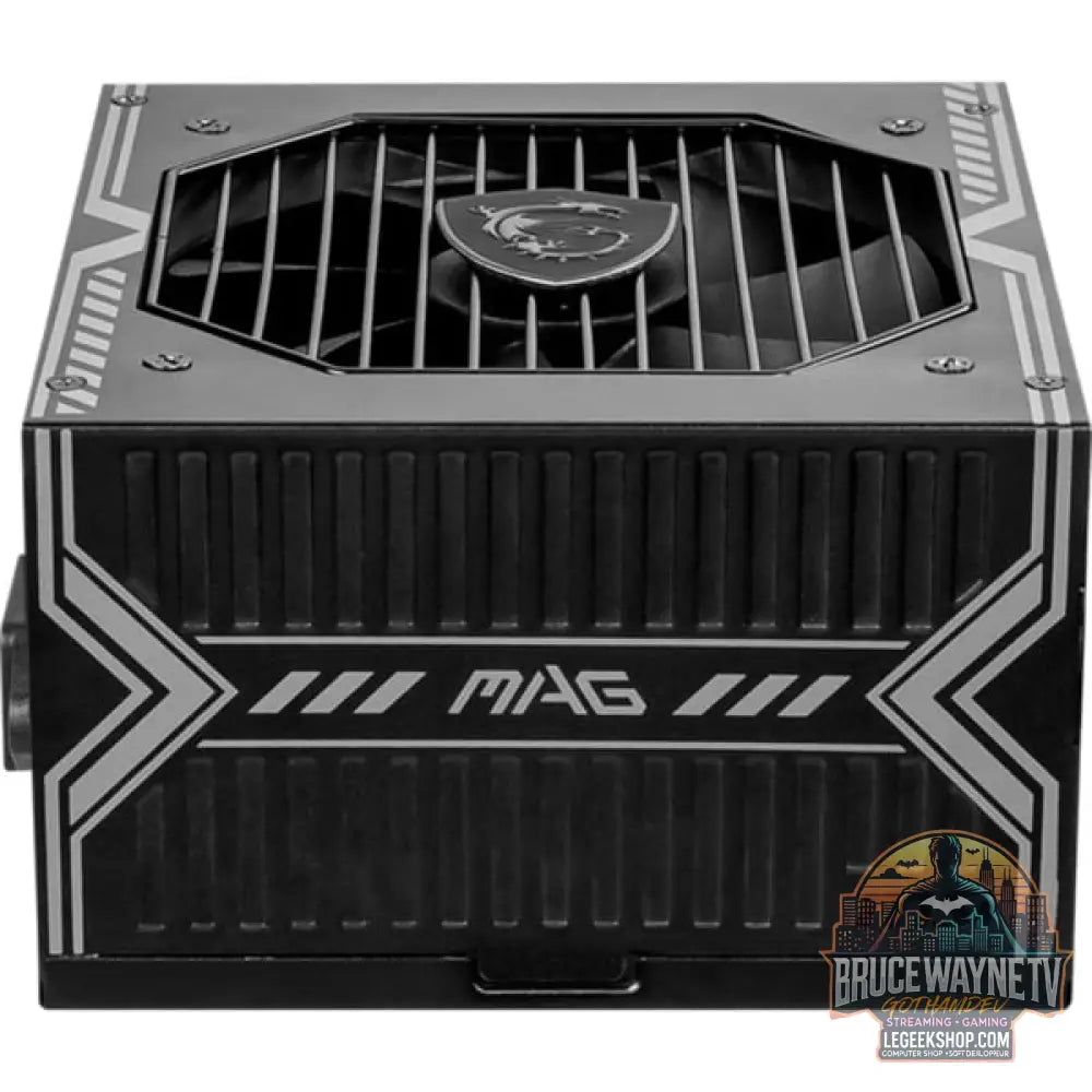 MSI MAG A650BN 650W, alimentation PC - MSI - vue 3