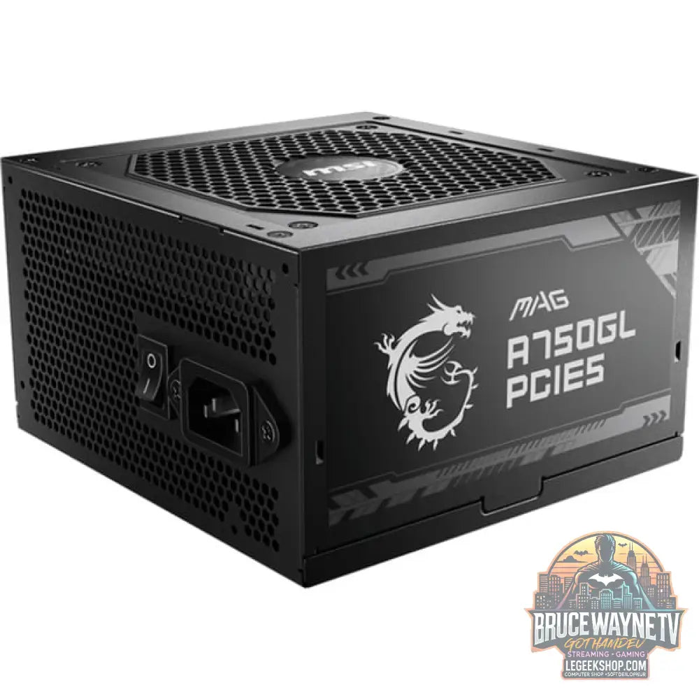 MSI MAG A750GL PCIE5, alimentation PC - MSI - vue 2