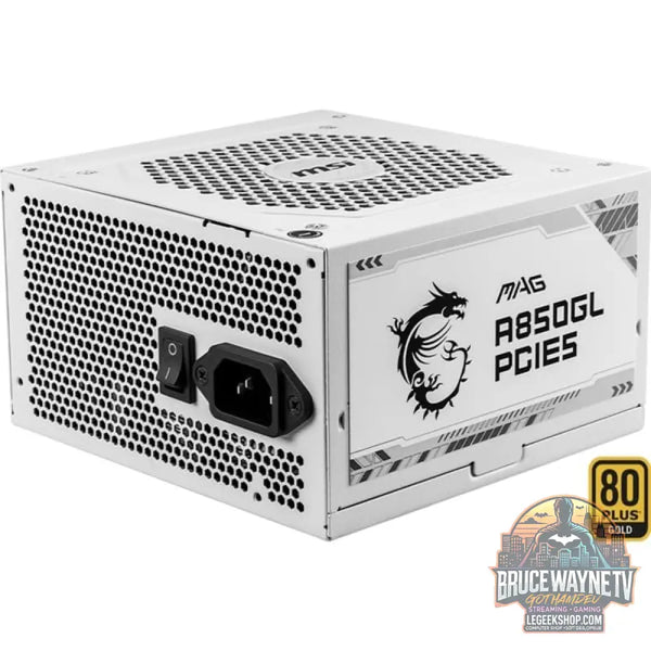 MSI MAG A850GL PCIE5 WHITE, alimentation PC - MSI