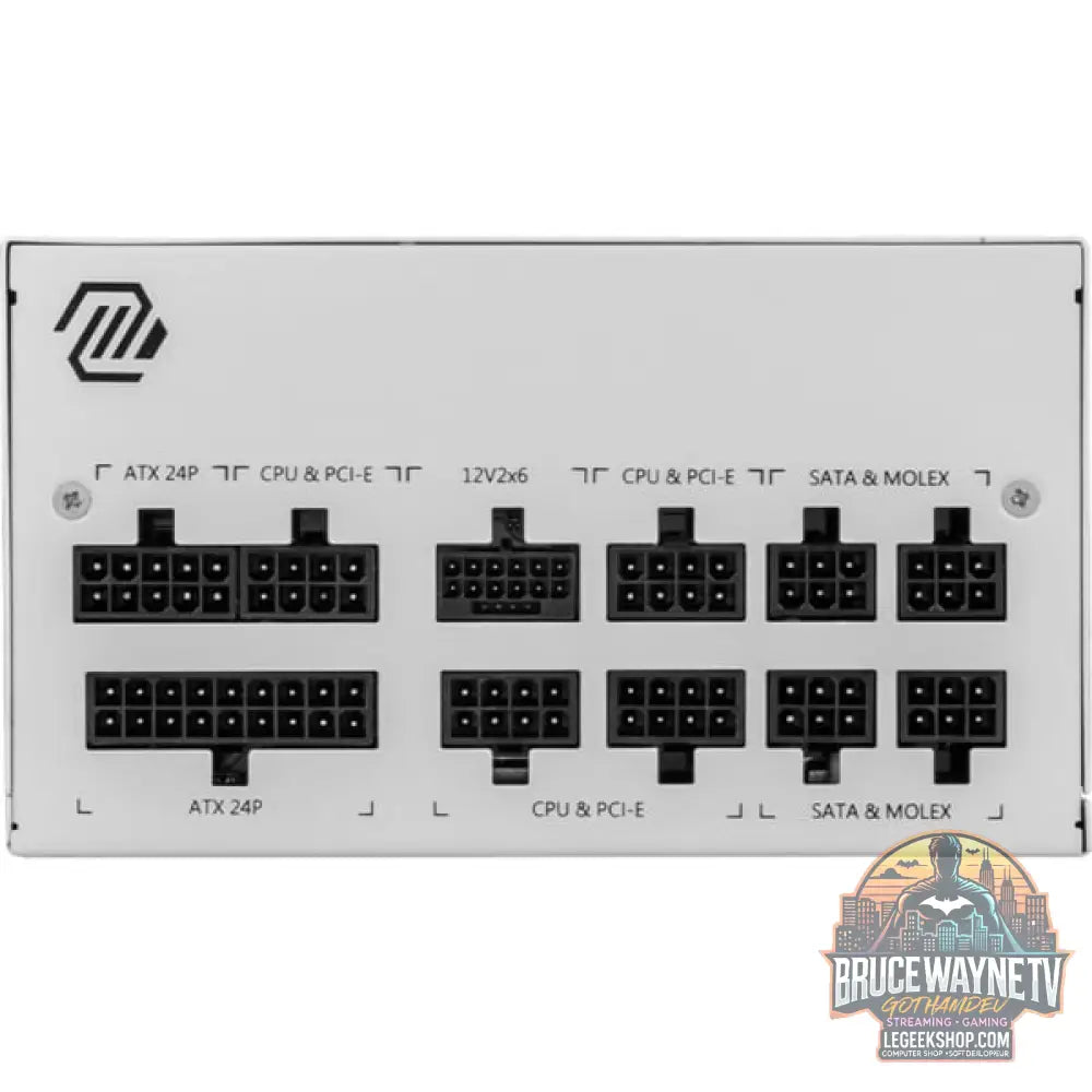 MSI MAG A850GL PCIE5 WHITE, alimentation PC - MSI - vue 4