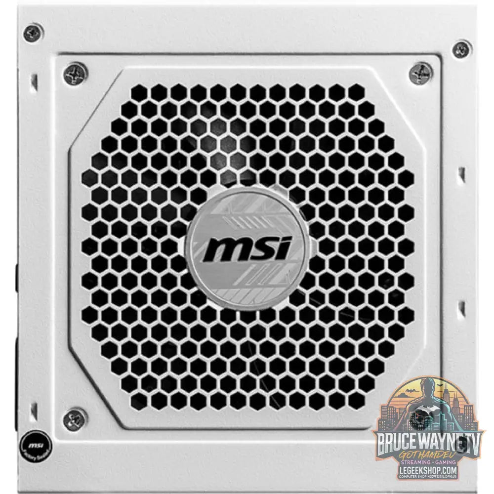 MSI MAG A850GL PCIE5 WHITE, alimentation PC - MSI - vue 2