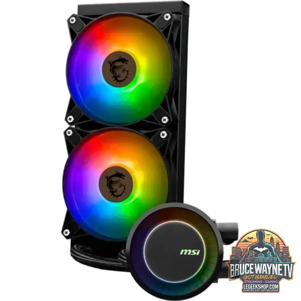MSI MAG CORELIQUID E240 240mm, Wasserkühlung schwarz - MSI - vue 4