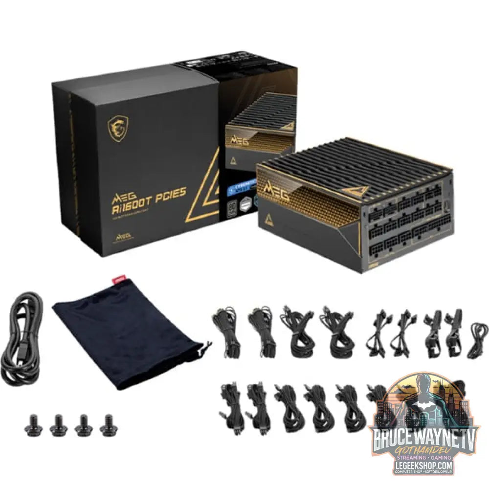 MSI MEG Ai1600T PCIE5, alimentation PC - MSI - vue 5