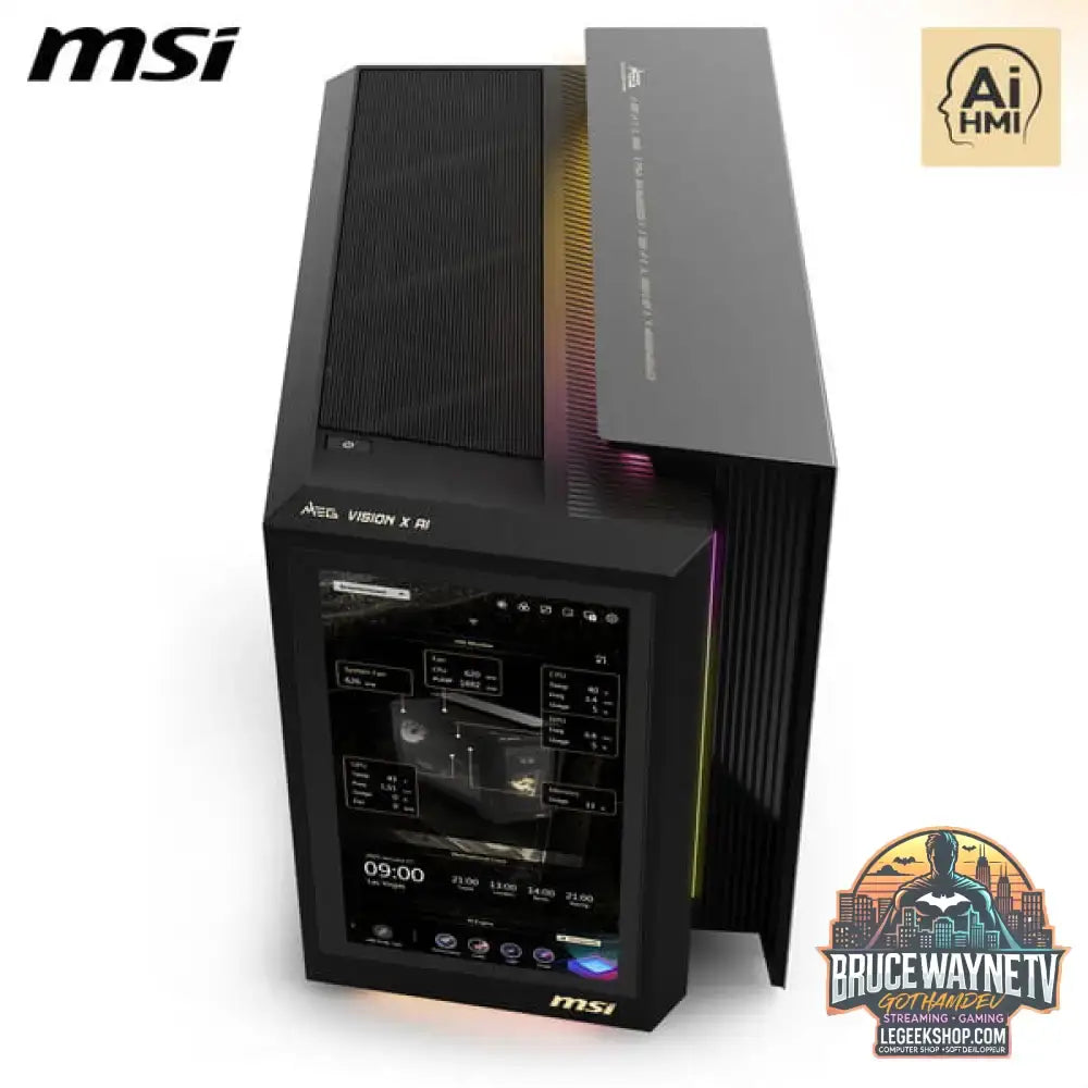 MEG Vision X AI 2NVR7-236AT, Gaming-PC — vue 4
