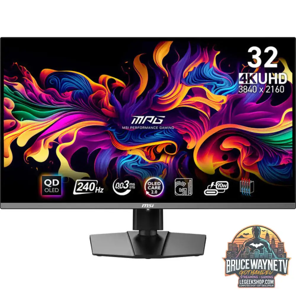 MSI MPG 321URXDE QD-OLED 31,5" 3840 × 2160 px QD-OLED 240 Hz - MSI - vue 4