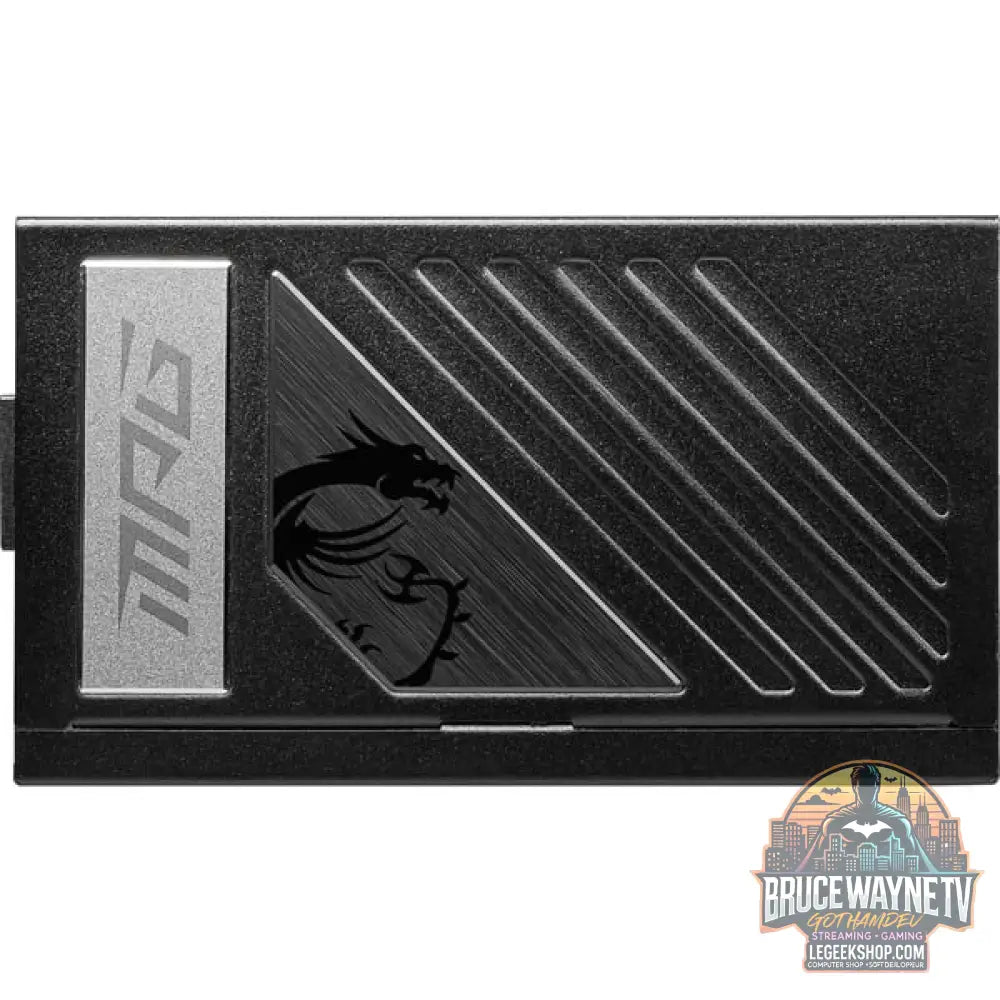 MSI MPG A1000G 1000W, alimentation PC - MSI - vue 4