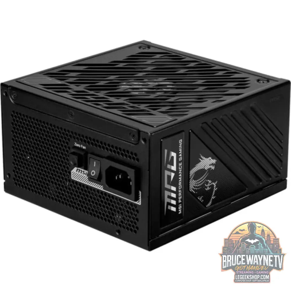 MSI MPG A1250GS PCIE5, alimentation PC - MSI - vue 2