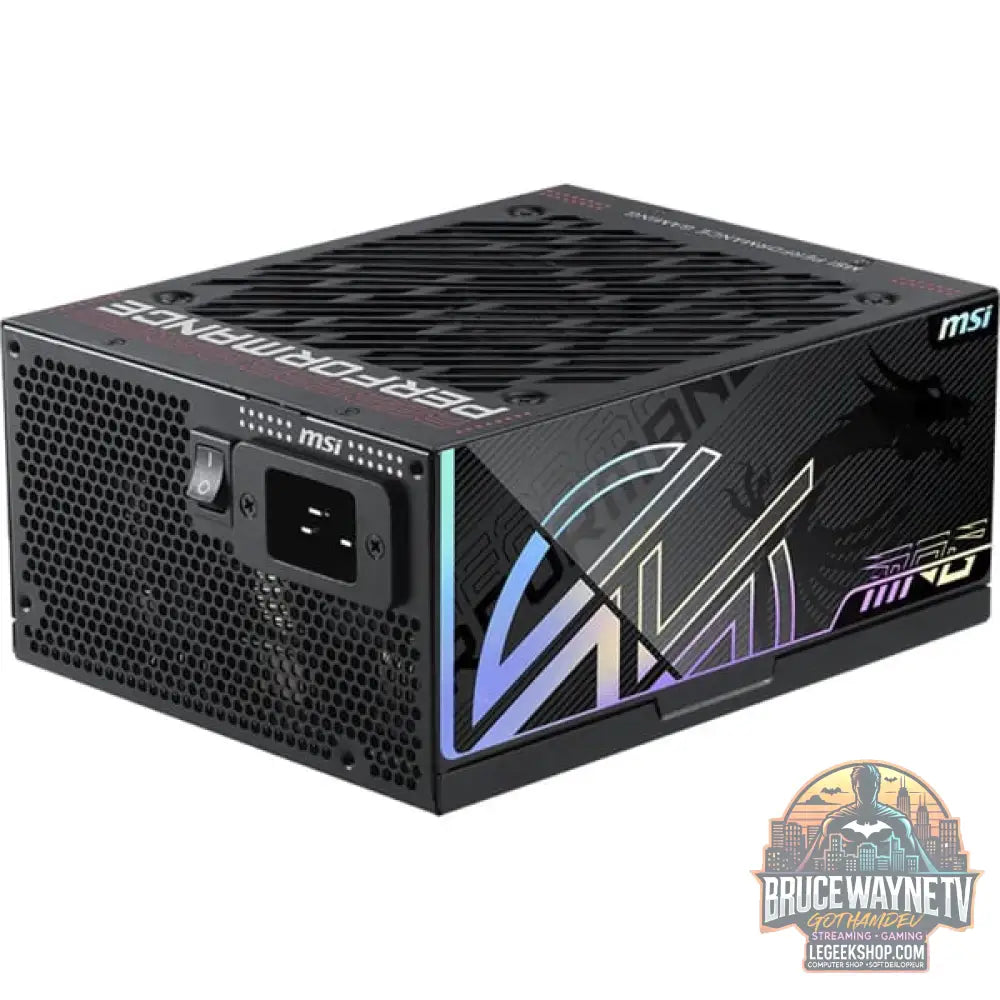 MSI MPG Ai1300TS PCIE5, alimentation PC - MSI - vue 3