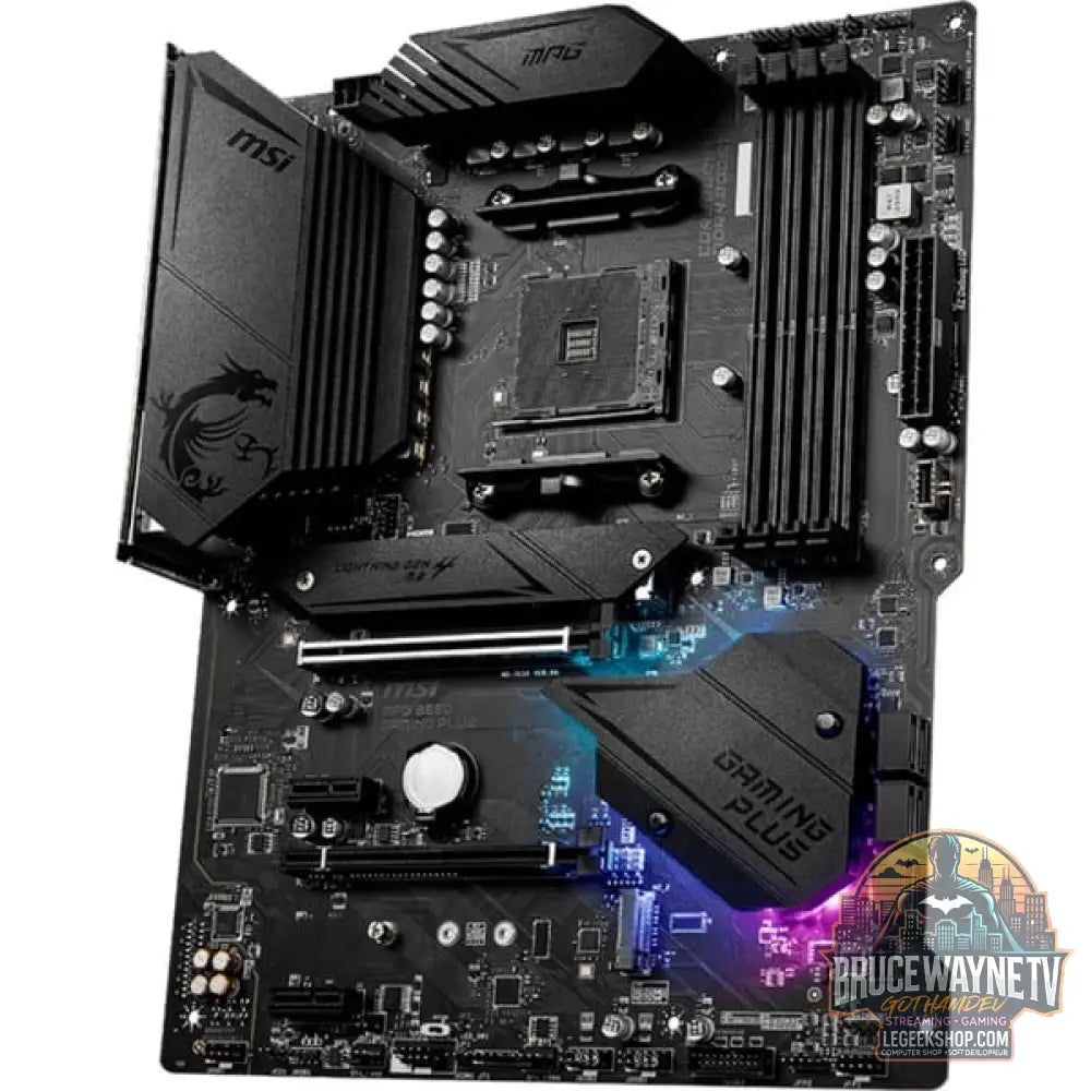 MSI MPG B550 GAMING PLUS, carte mère - MSI - vue 3