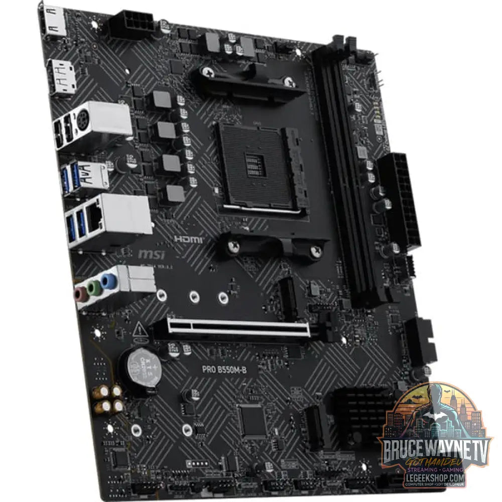 MSI PRO B550M-B, carte mère - MSI - vue 3