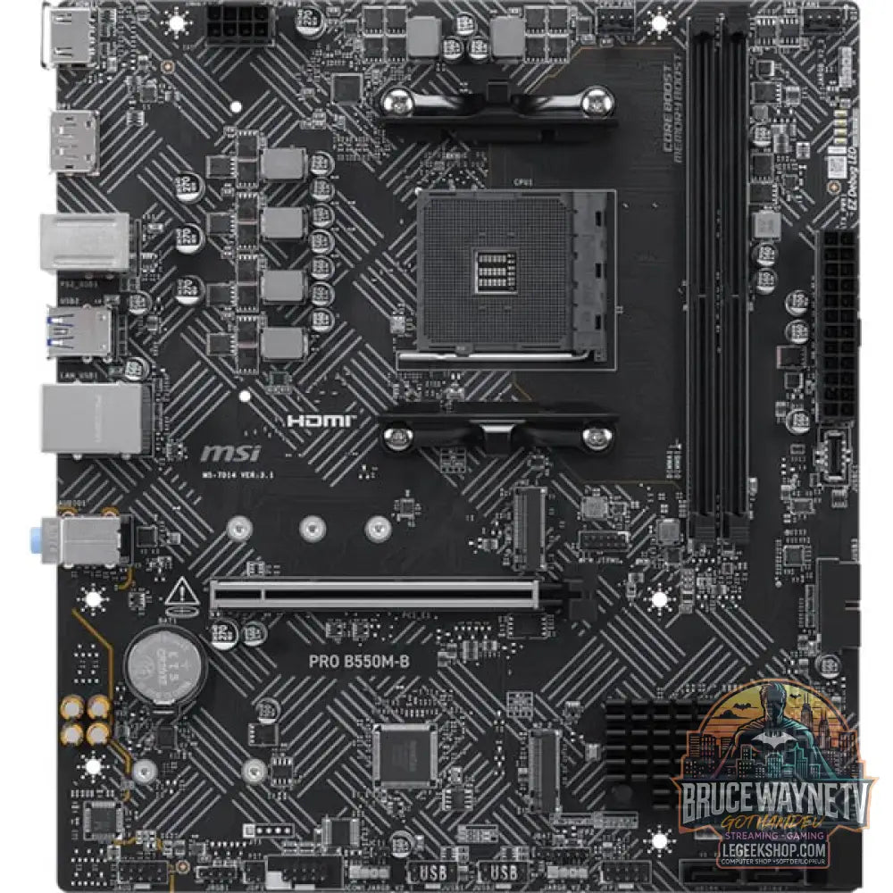 MSI PRO B550M-B, carte mère - MSI - vue 2