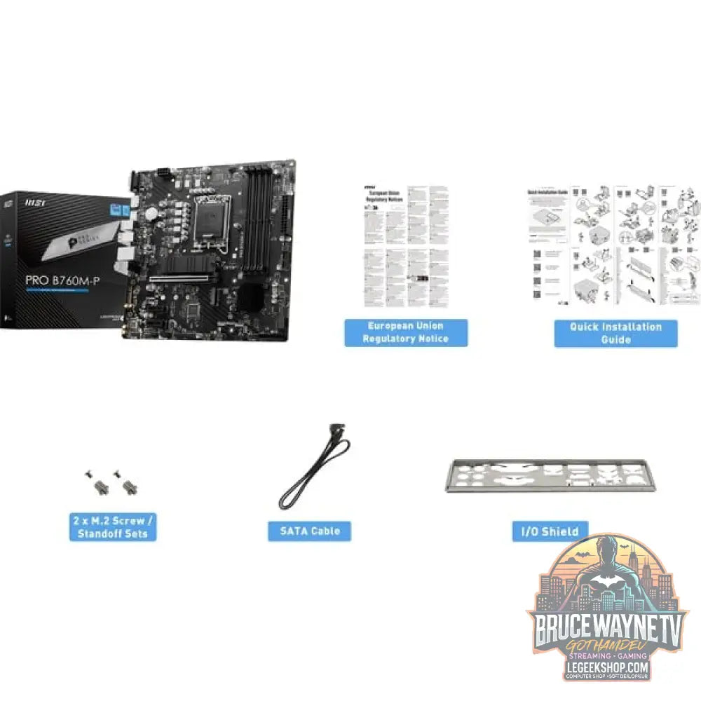 MSI PRO B760M-P, carte mère - MSI - vue 12