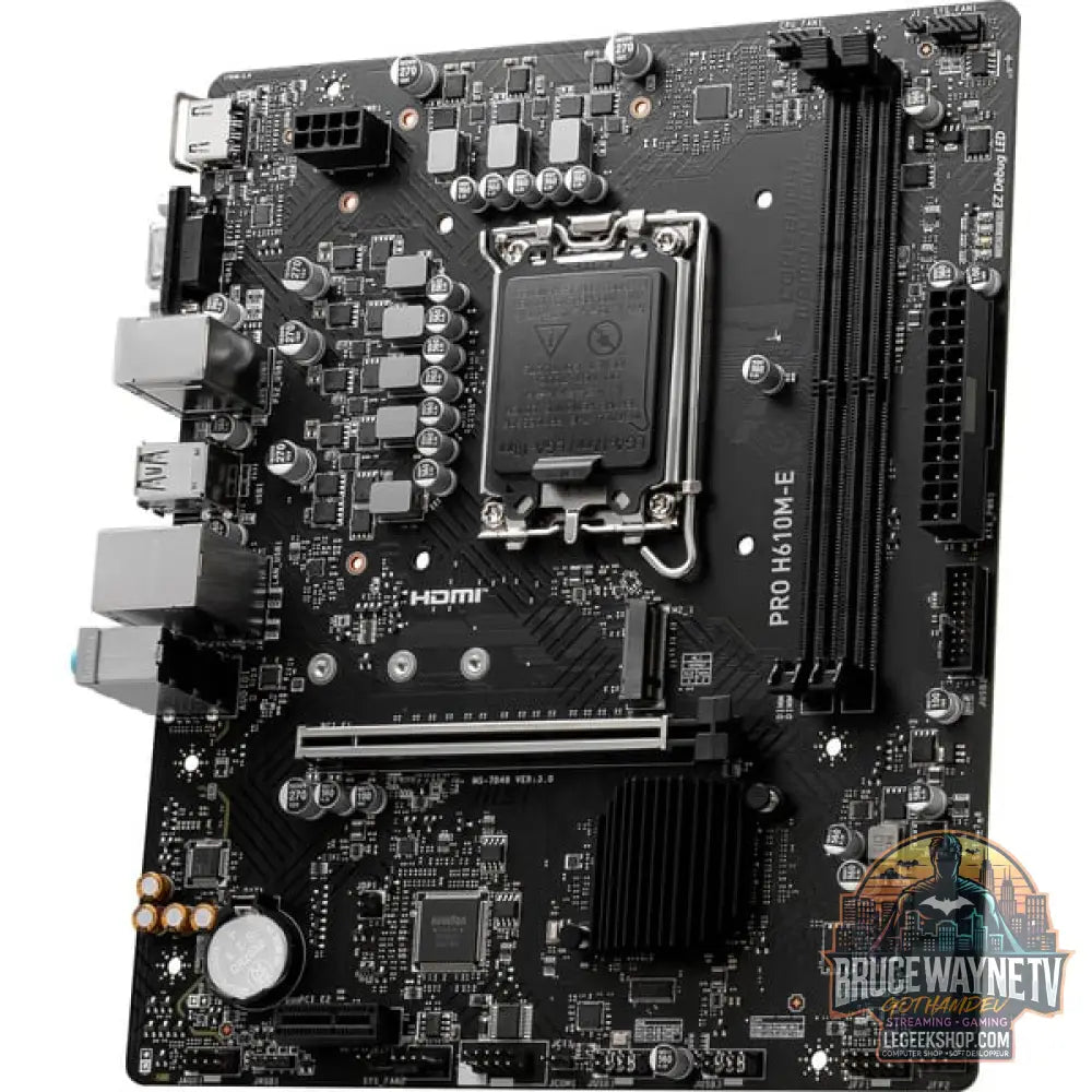 MSI PRO H610M-E, carte mère - MSI - vue 4