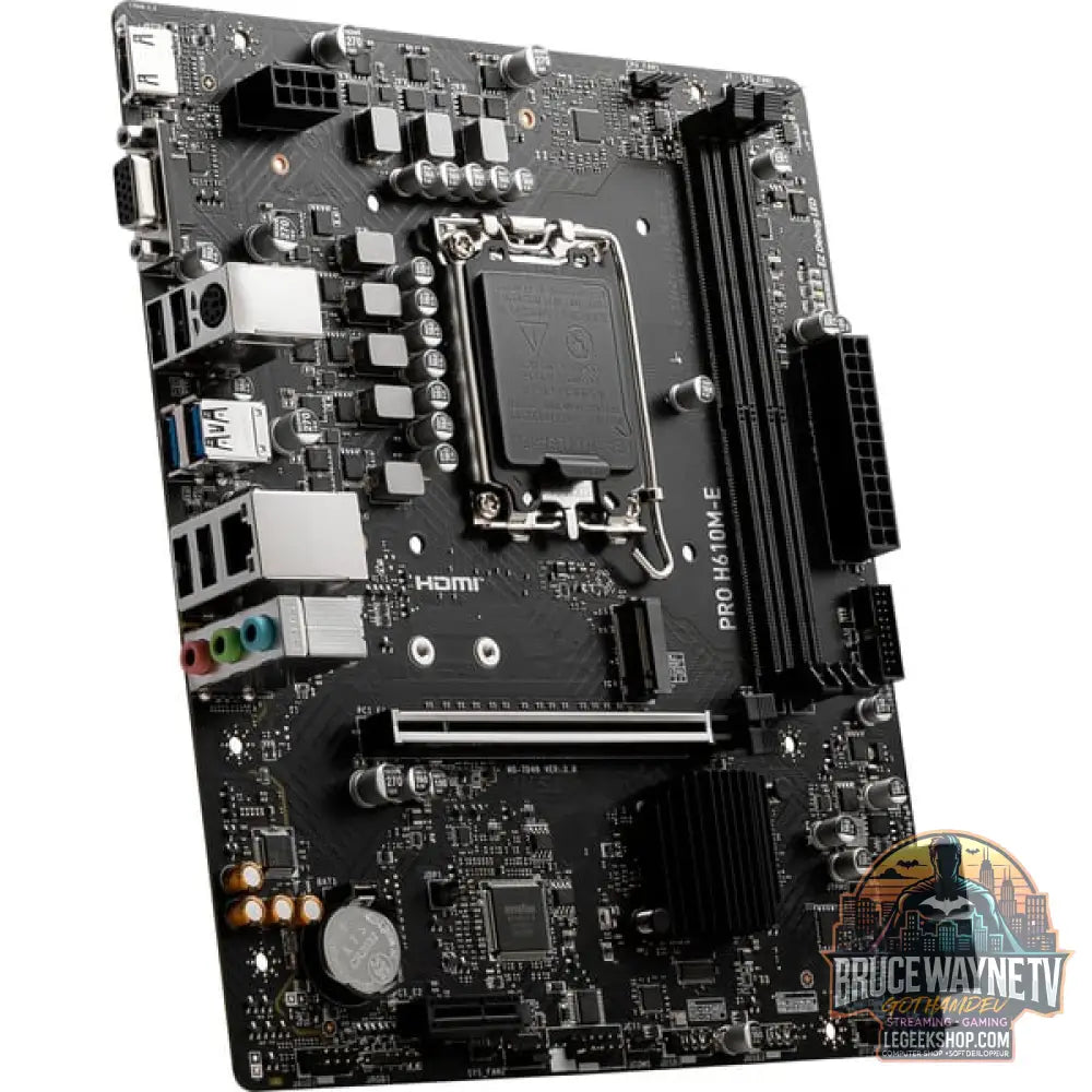 MSI PRO H610M-E, carte mère - MSI - vue 3