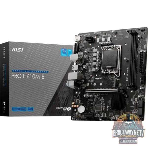 MSI PRO H610M-E, carte mère - MSI