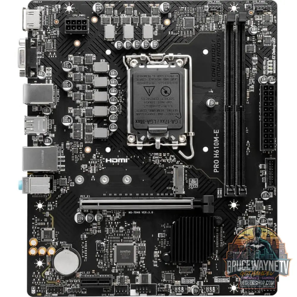 MSI PRO H610M-E, carte mère - MSI - vue 2