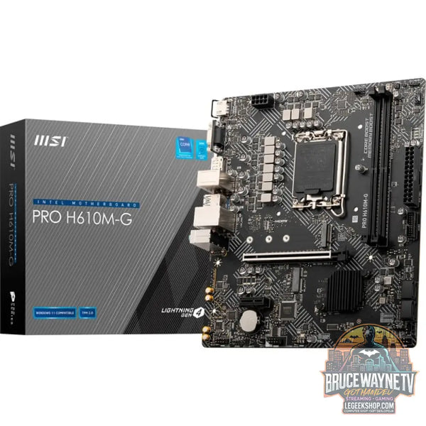 MSI PRO H610M-G, carte mère - MSI