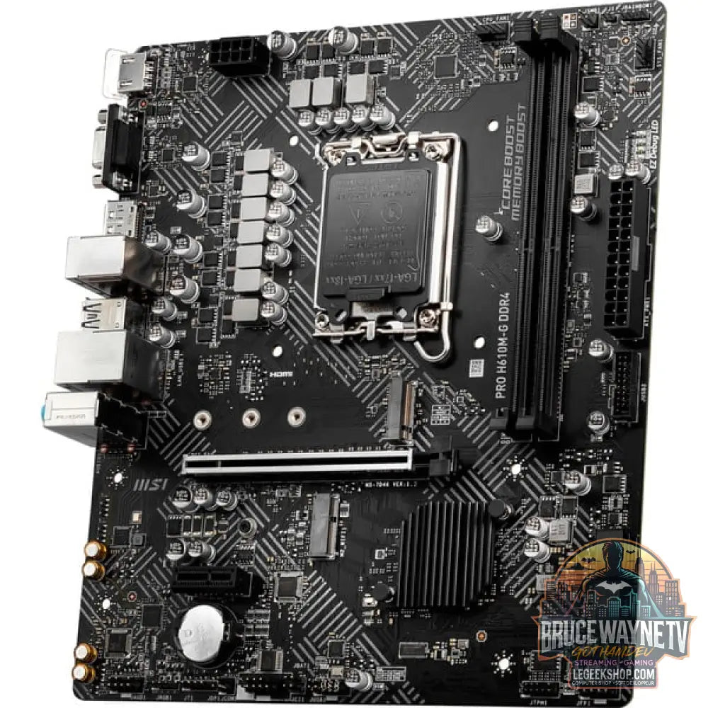MSI PRO H610M-G DDR4, carte mère - MSI - vue 4