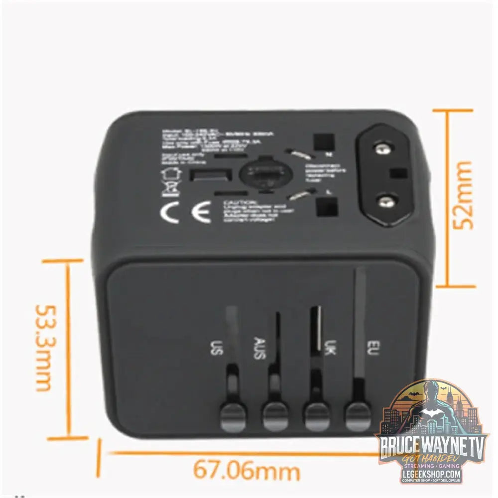 Multiprise Multifonction USB Rallonge Électrique Sécurisée - Multiprise