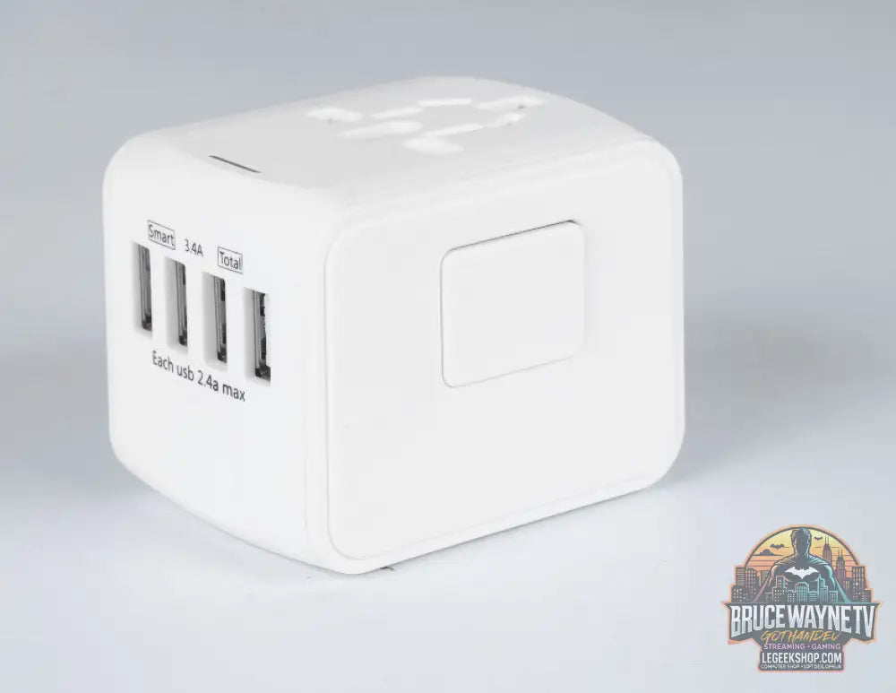 Multiprise Multifonction USB Rallonge Électrique Sécurisée - Pure White - Multiprise