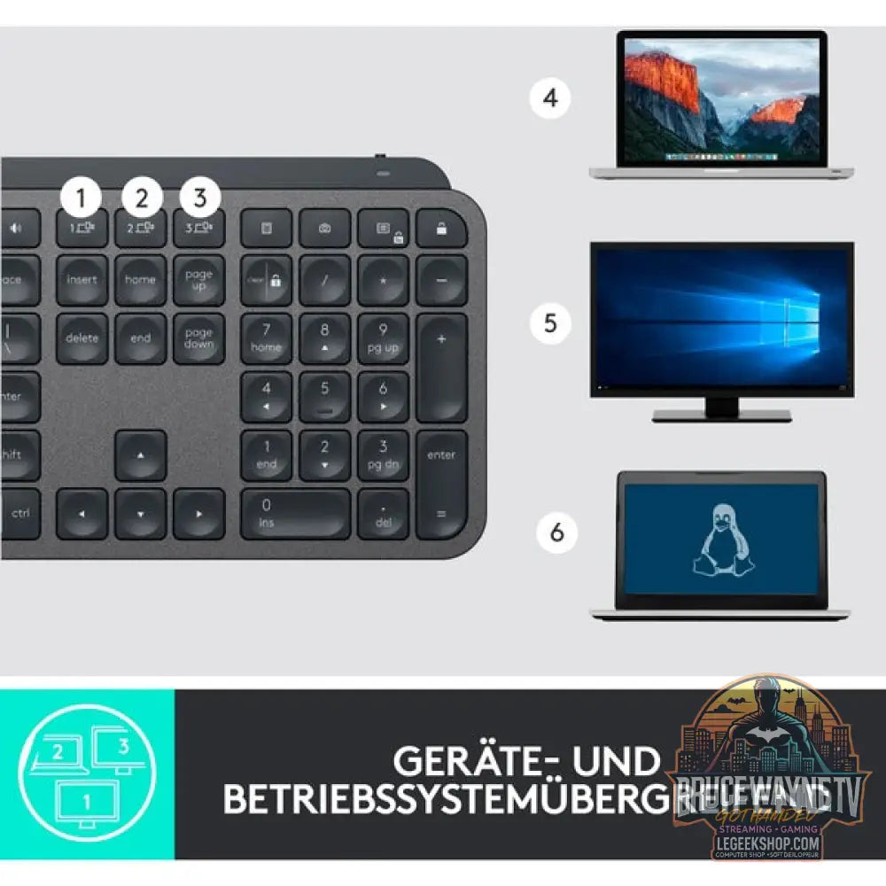 MX Keys for Business - Logitech - vue 8
