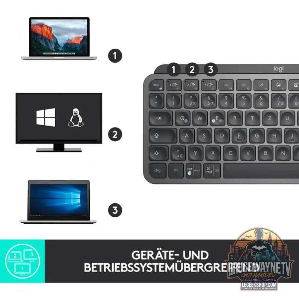 MX Keys Mini for Business - Logitech - vue 8