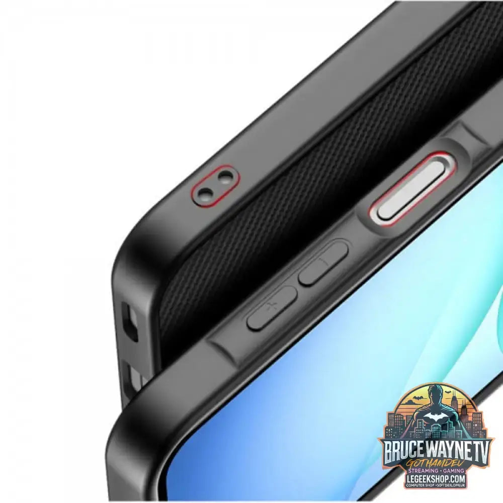 Nevox StyleShell NYLO, Handyhülle schwarz, Samsung Galaxy A17 5G - Feature: Aussparung für Kamera - vue 3