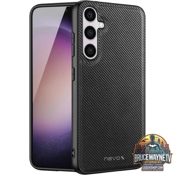 Nevox StyleShell NYLO, Handyhülle schwarz, Samsung Galaxy S25 Plus - Feature: Aussparung für Kamera