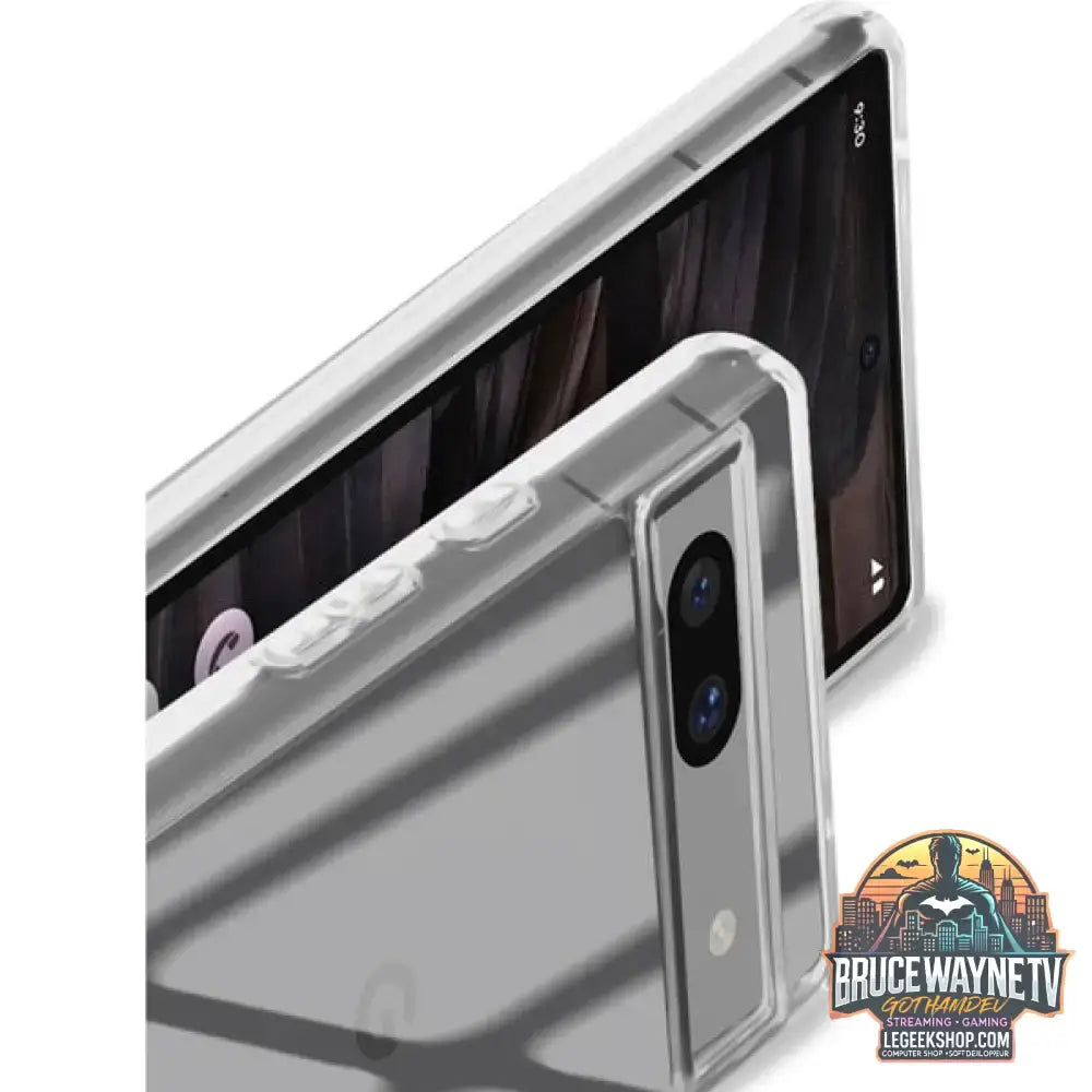 Nevox StyleShell SHOCKFLEX, Handyhülle transparent, Google Pixel 8A - Feature: Aussparung für Kamera - vue 4