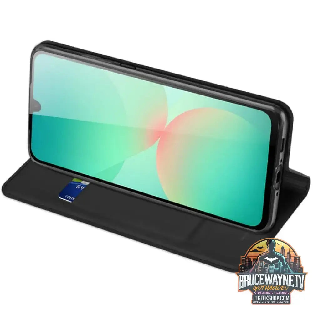 Nevox Vario Series, Handyhülle schwarz, Samsung Galaxy A26 5G - Verschluss: Magnet - vue 3