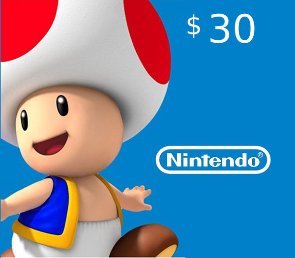 Nintendo eShop Prepaid Card $30 CA
