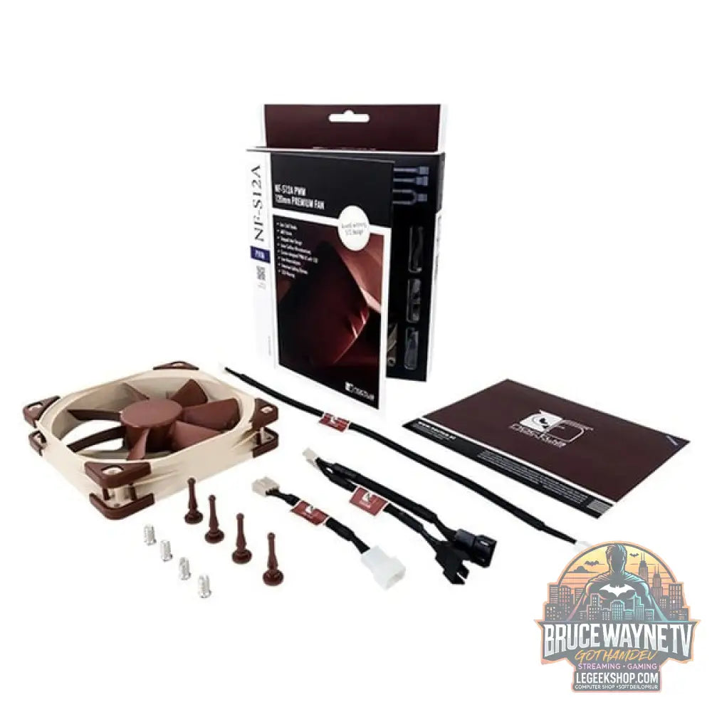 Noctua NF-S12A PWM, Gehäuselüfter - Noctua - vue 3